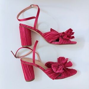 Pink Heels with Ankle Strap